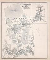 Ellsworth and Rumney, Rumney Town, New Hampshire State Atlas 1892 Uncolored